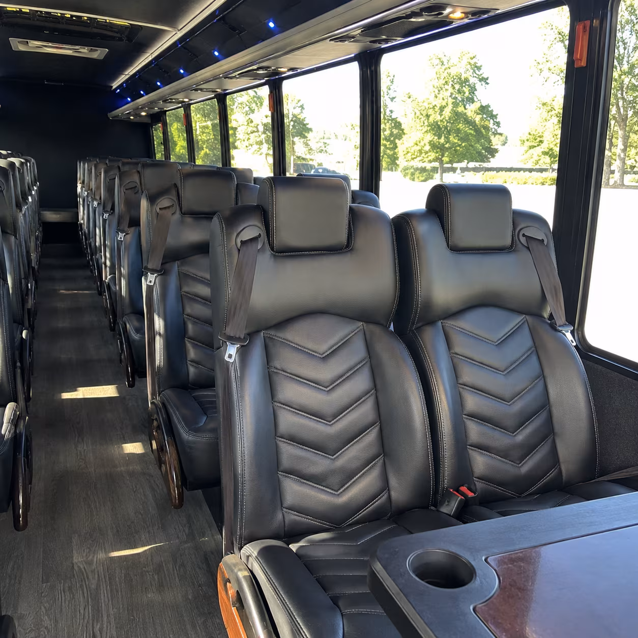 25 passenger minibus inside