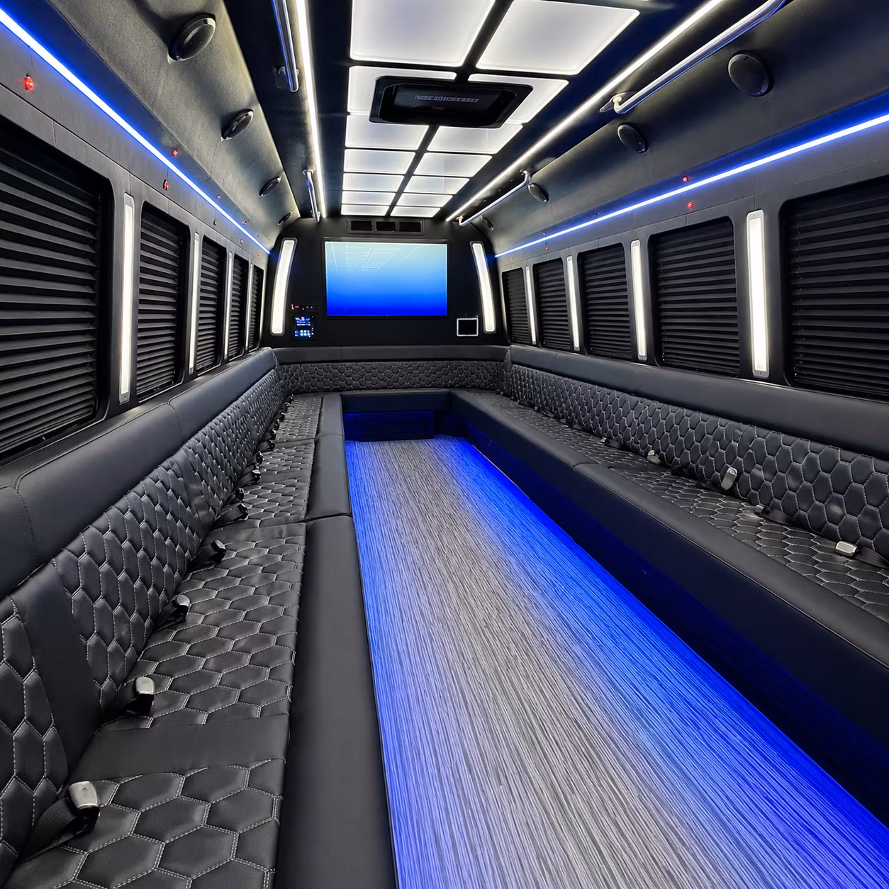 band and performer transportation buses available through overland park