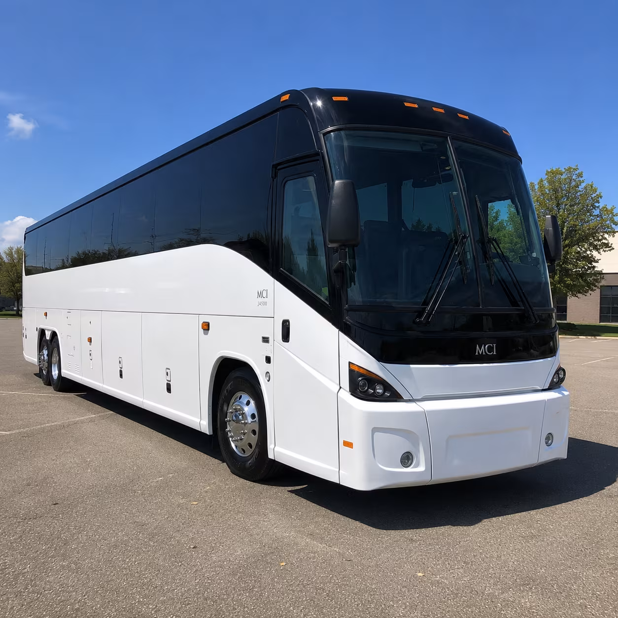 overland park 45 passenger charter bus