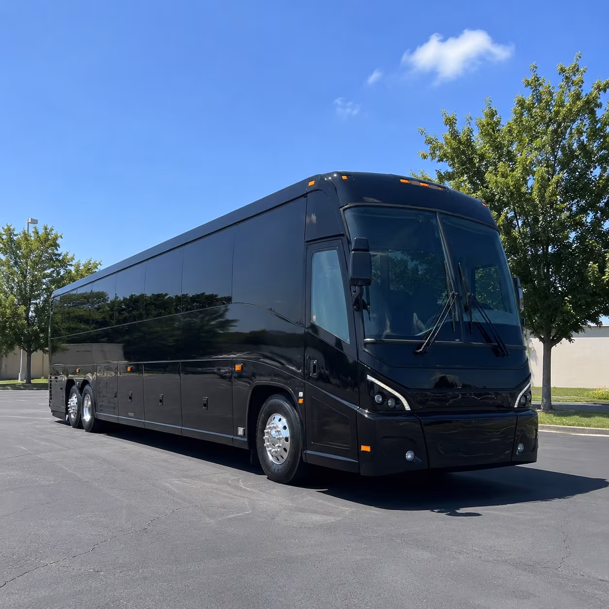 overland park 56 passenger charter bus