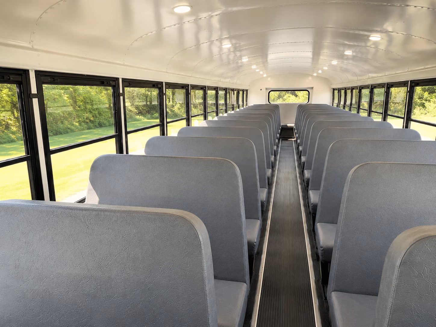 overland park school bus inside